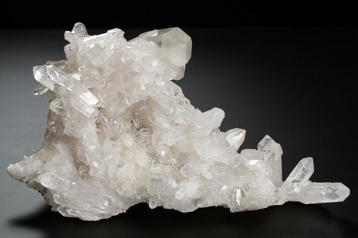 Clear Quartz Crystal Cluster - Brazil #306046